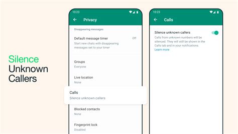 Silence WhatsApp Calls from Unknown Numbers on Android