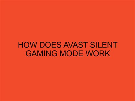 Silent Work &amp; Gaming