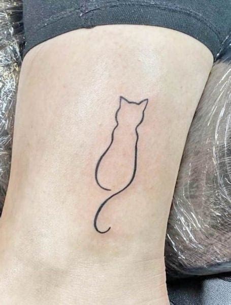 Silhouette Cat Tattoos