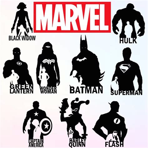 Download Silhouette of a Superhero SVG File - SVG Design Files