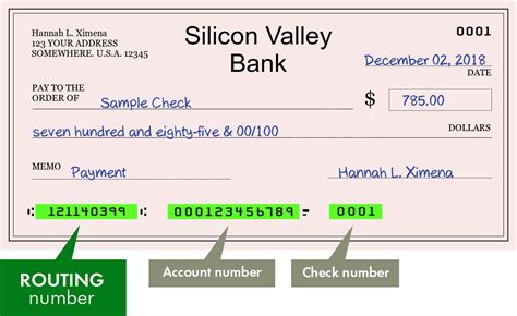 Silicon Valley Bank Routing Number 121140399