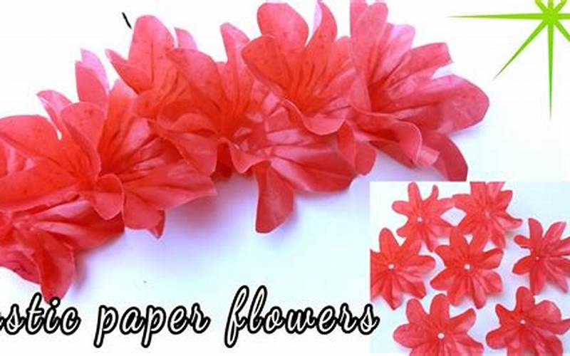 Silk Used In Creating Plastic Flower Decorations