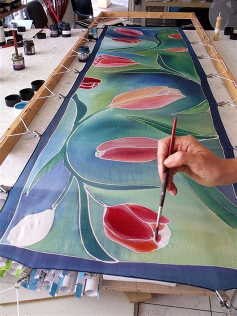 Silk Scarf Making