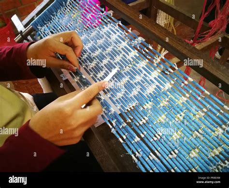 Silk Weaving Process