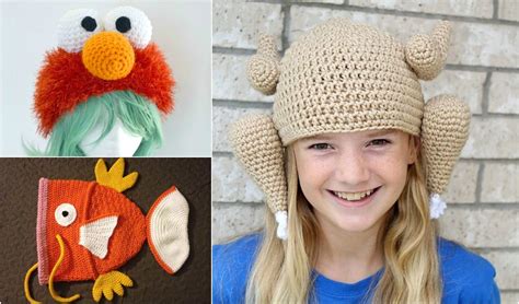 Silly Crochet Hats