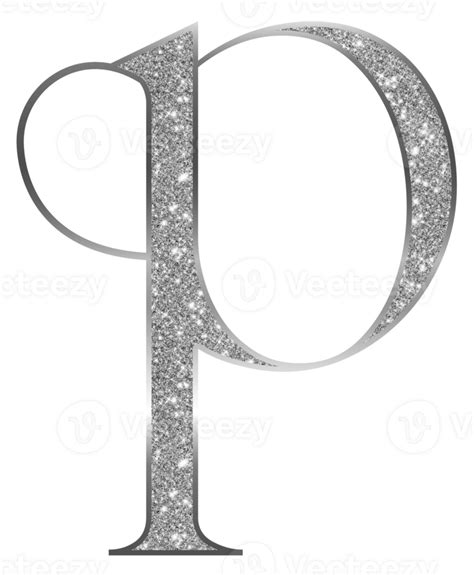 Download Silver Glitter Alphabet Files