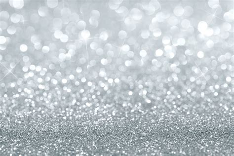 Silver Glitter Background