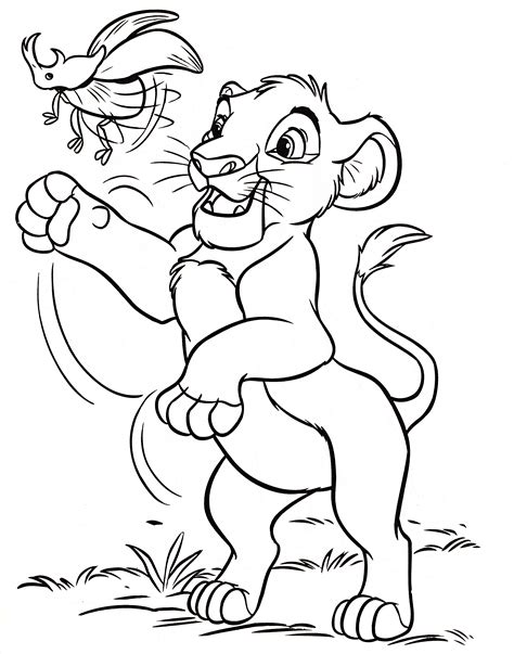 Simba Coloring Pages And Book UniqueColoringPages Coloring Home