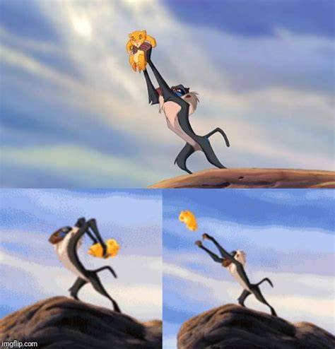 Simba Lion King Meme Template