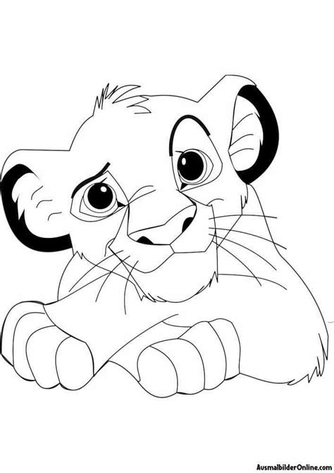 Simba Malvorlage