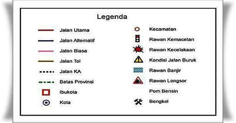 Simbol Area pada Peta Indonesia