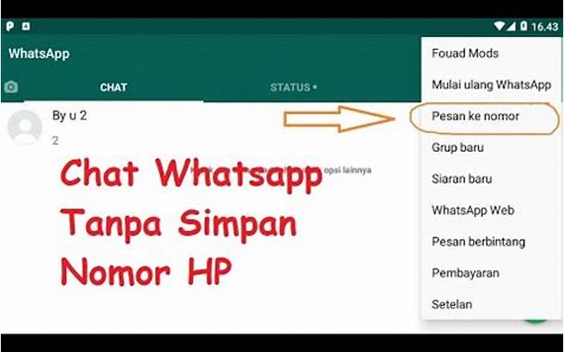 Simpan Nomor Terlihat Oleh Whatsapp