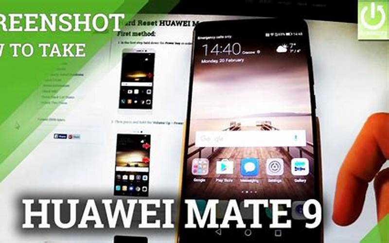 Simpan Screenshot Huawei Mate 9