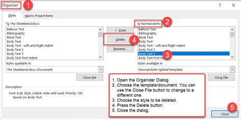 Simpan Style Custom: Normal.dotm Lebih Mudah