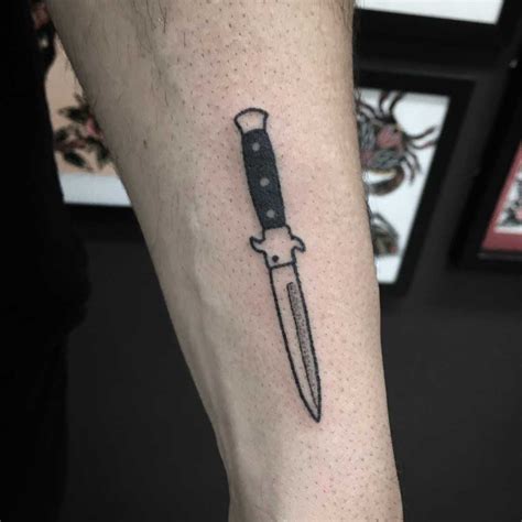Simple Knife Tattoos