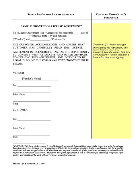 12 License Agreement Templates Download for Free Sample Templates