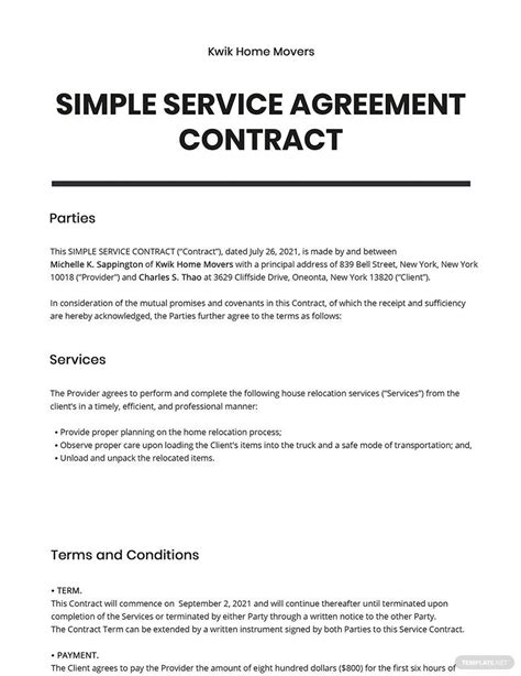 50+ Professional Service Agreement Templates & Contracts