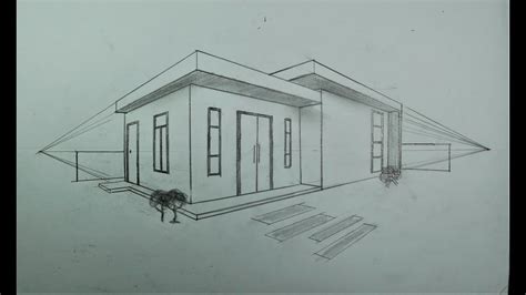 Simple Architecture Drawing House