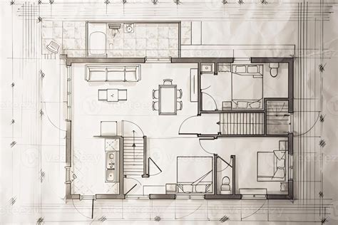 Simple Architecture Drawing Plan