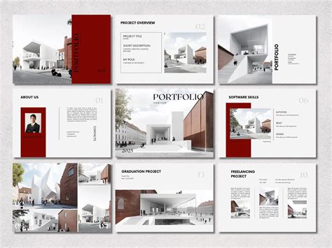 Simple Architecture Portfolio Layout