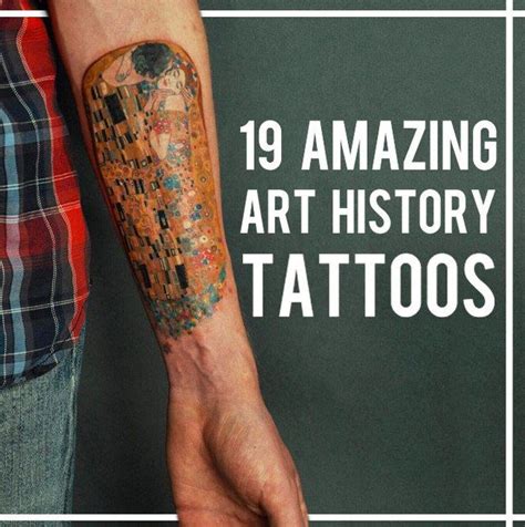 Simple Art History Tattoos