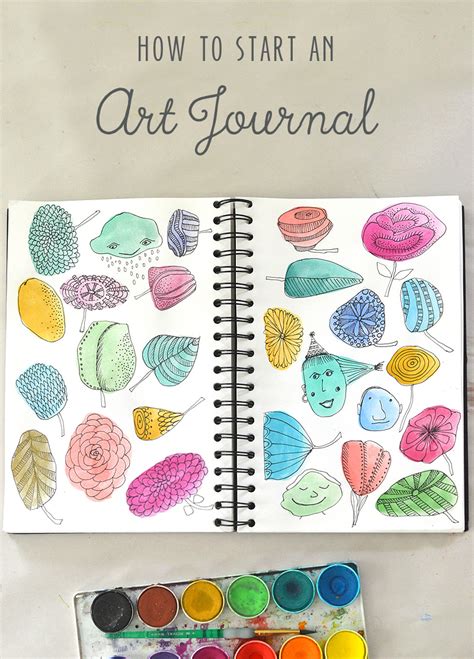 Simple art journal ideas for beginners