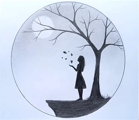 Simple Arts Drawing Painting Pencil