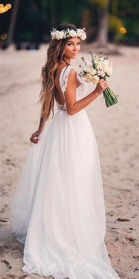 Simple Beach Wedding Dresses