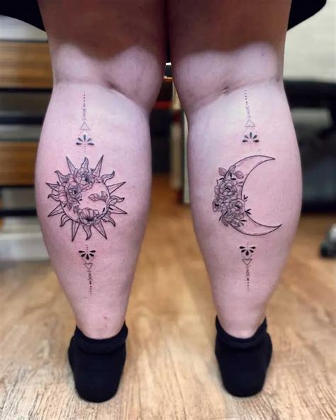 Simple Calf Tattoos