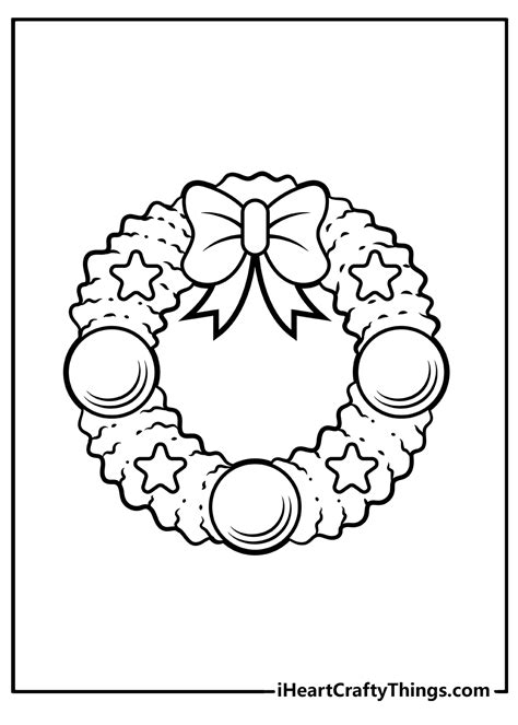 Simple Coloring Pages Christmas