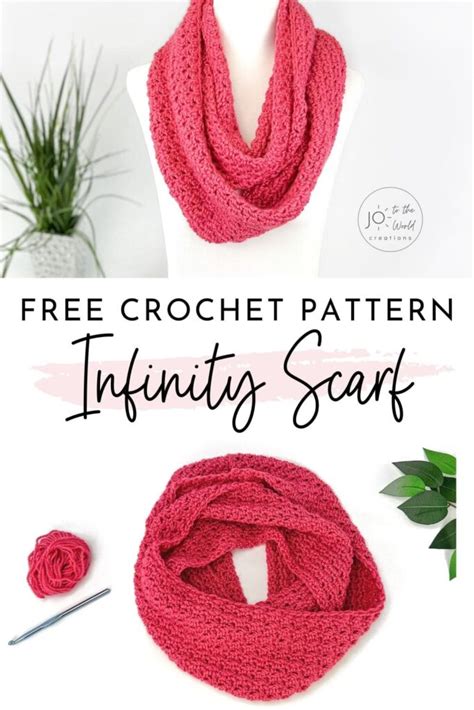 Simple Crochet Pattern For Infinity Scarf