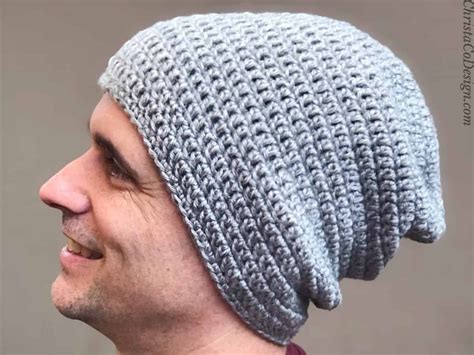 Simple Crochet Slouchy Beanie