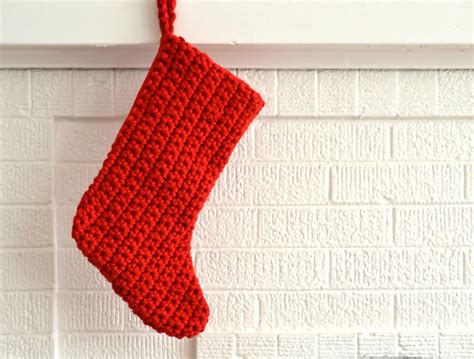 Simple Crochet Stocking Pattern