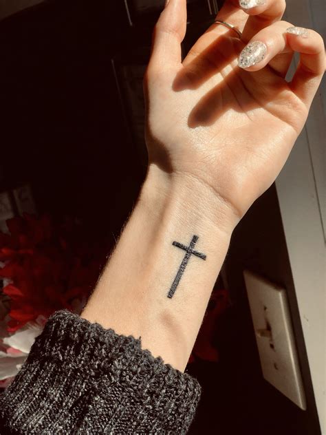 Plain cross Tattoos