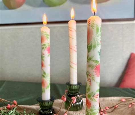 Simple Decorated Candles