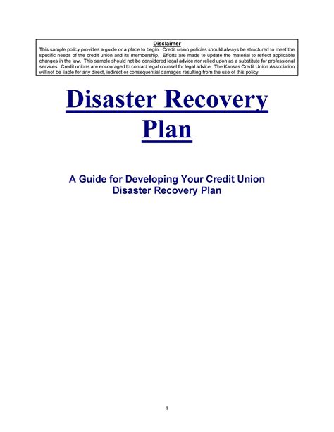 Disaster Recovery Test Plan Template Qualads