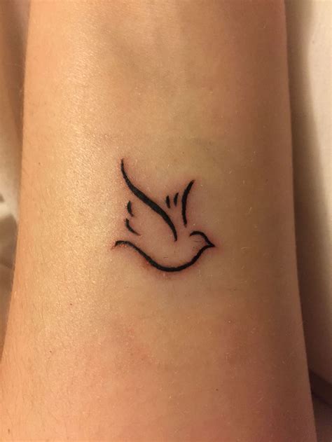 Simple Dove Tattoo