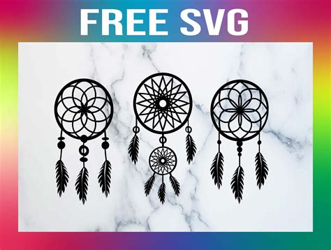 Unleash Your Creativity with Our Delightful Freebie - Simple Dream Catcher SVG!