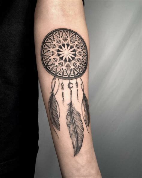 Simple Dream Catcher Tattoo