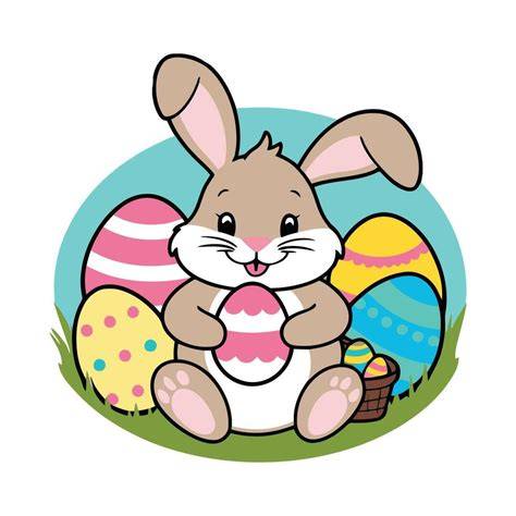 Simple Easter Bunny Clipart