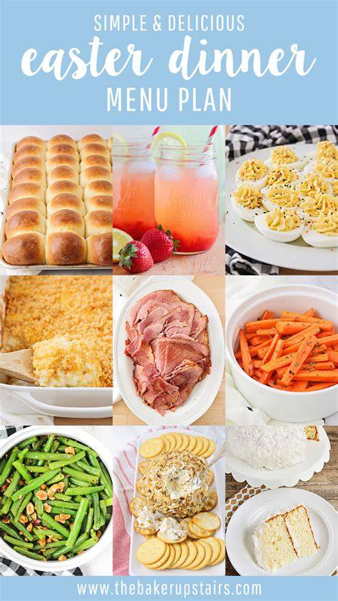 Simple Easter Dinner Menu