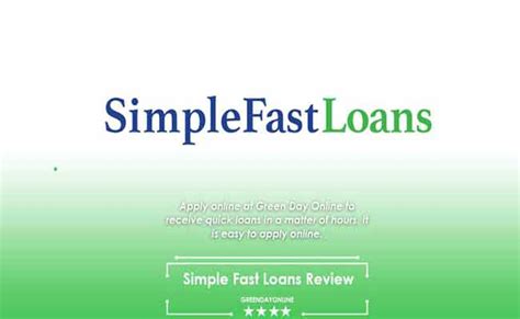 Simple Fast Loans Mail Offer Promo Code