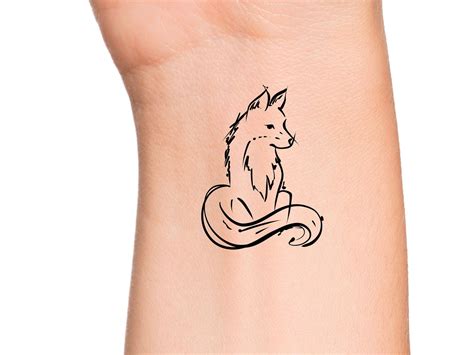 Simple Fox Tattoo