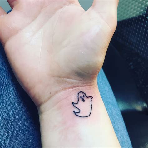 Simple Ghost Tattoo