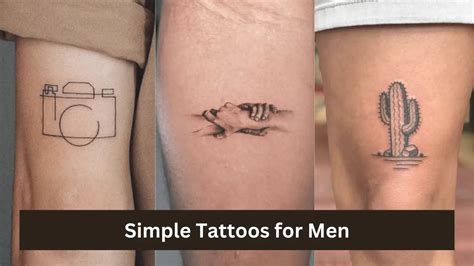Simple Guy Tattoo Designs