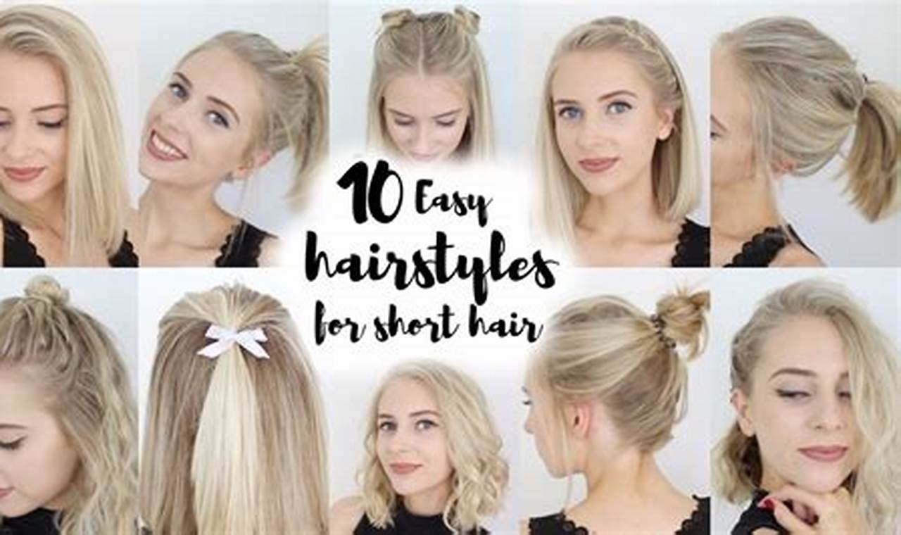 Simple Hairstyles for Everyday with Short Hair