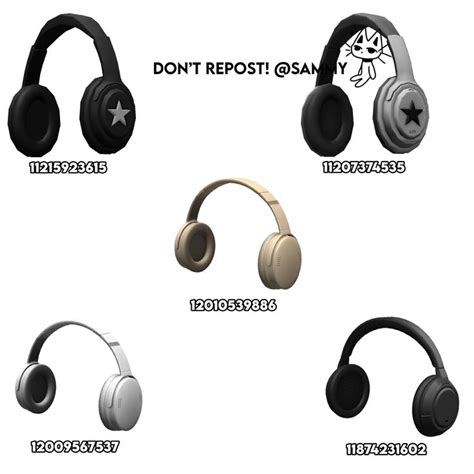 Simple Headphones - Roblox in 2023 | Headphones, Roblox codes 