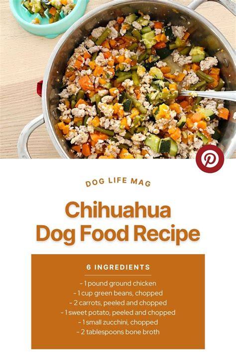 Simple Homemade Dog Food Chihuahua Recipe