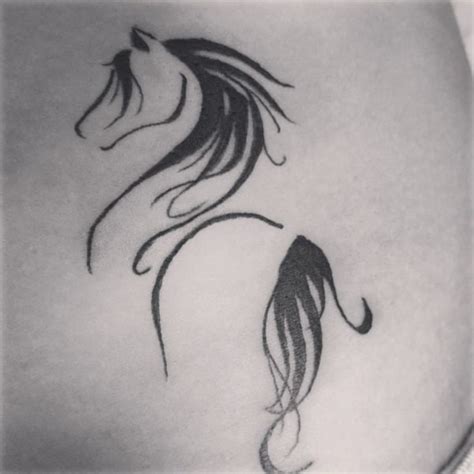 Simple Horse Tattoos