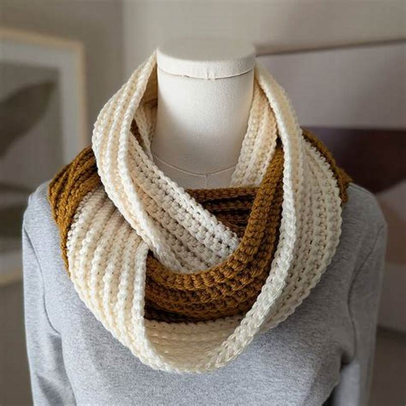 Simple Infinity Scarf Crochet Pattern